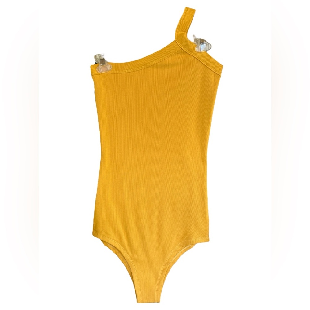 NWT- Raised By Water Orange Bodysuit Size Large